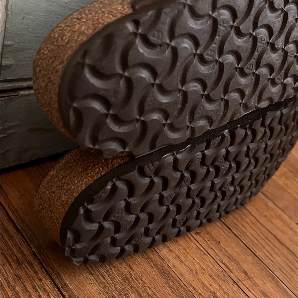 BIRKENSTOCK Arizona Arizona Oiled Leather Slide Sandals - Picture 12 of 13